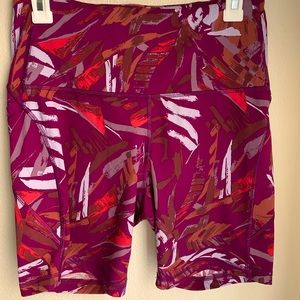 Printed Ultra High Rise Biker Shorts